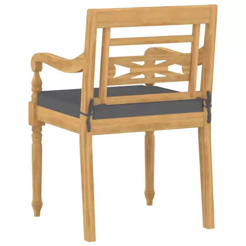 vidaXL Ensemble de salle à manger d'extérieur 5 pcs en bois de teck massif