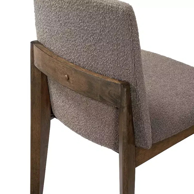 Christopher Knight Home Mireya 7 Piece Rustic Rubberwood Fabric Upholstered Dining Set