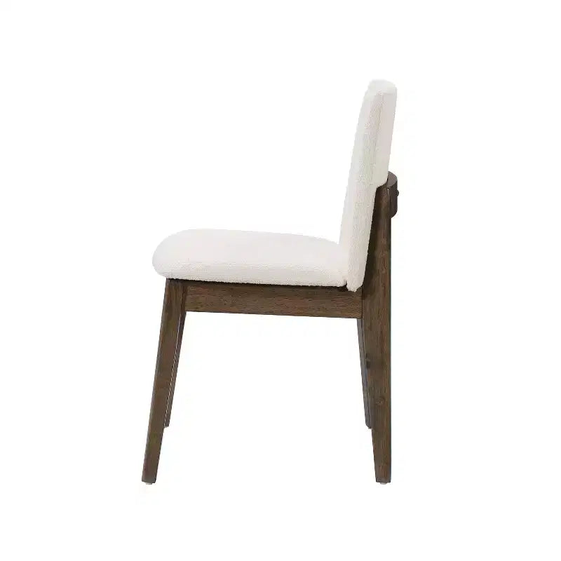 Christopher Knight Home Mireya 7 Piece Rustic Rubberwood Fabric Upholstered Dining Set