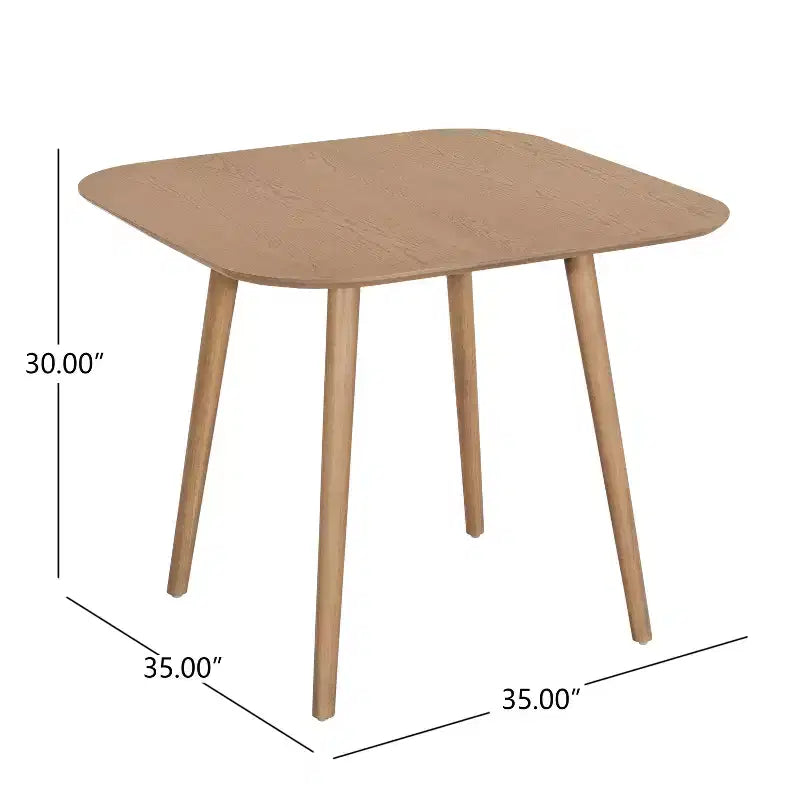 Christopher Knight Home Zephyr 3 Piece Contemporary Rubberwood Upholstered Dining Set