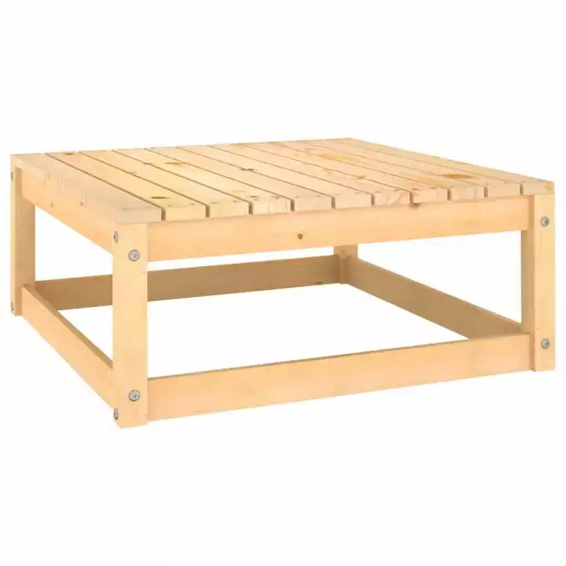 vidaXL Salon de jardin en bois naturel, gris