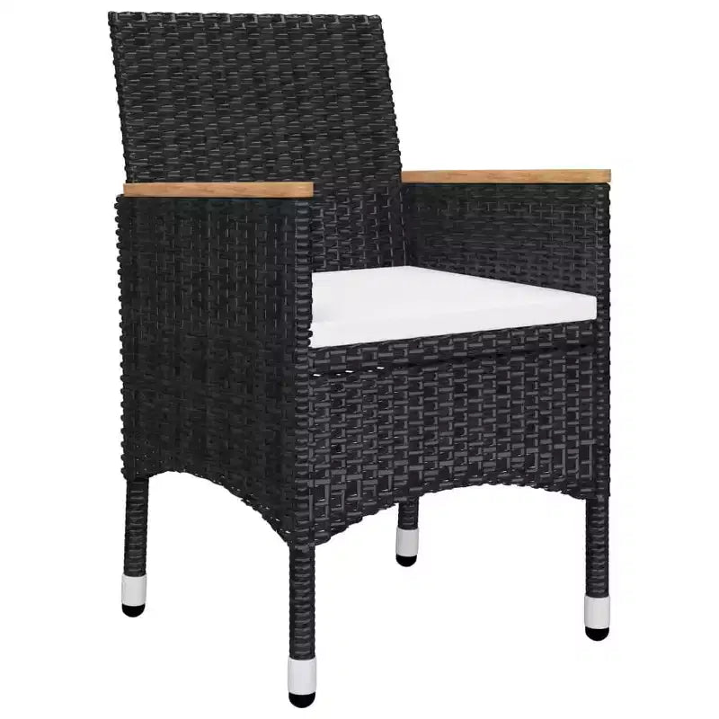 vidaXL Bureau Bois d'acacia massif Moyen Durable Ensemble de salle à manger de jardin