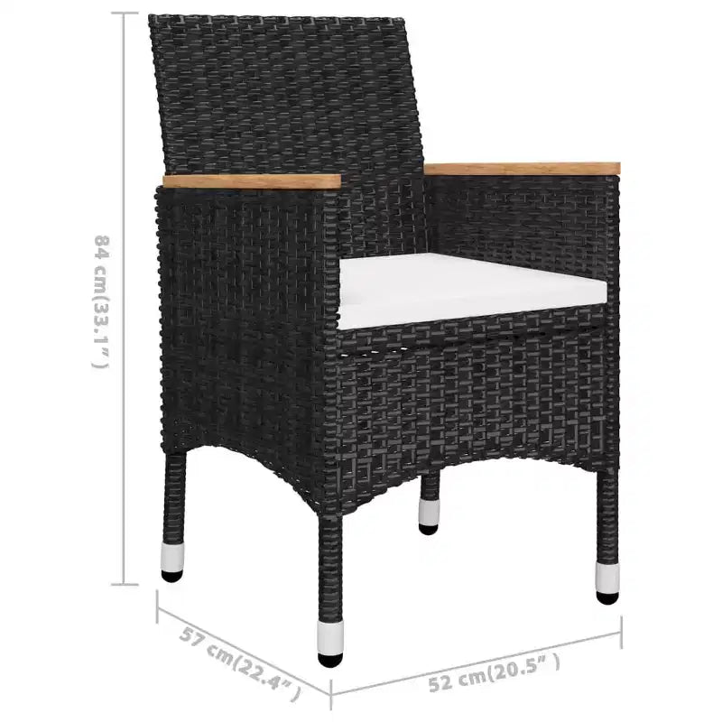 vidaXL Bureau Bois d'acacia massif Moyen Durable Ensemble de salle à manger de jardin