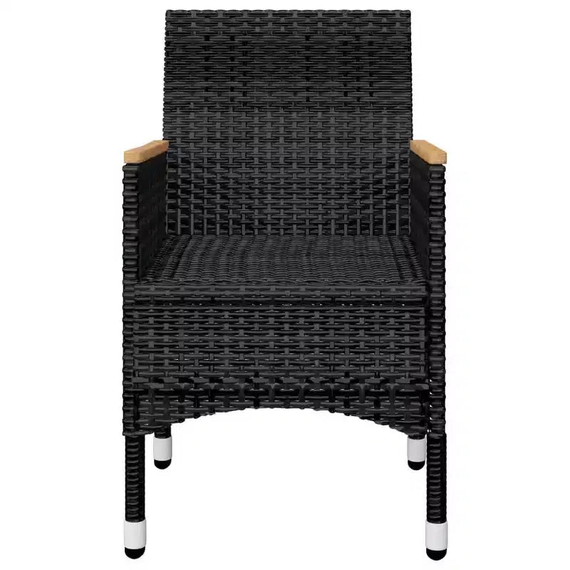 vidaXL Bureau Bois d'acacia massif Moyen Durable Ensemble de salle à manger de jardin