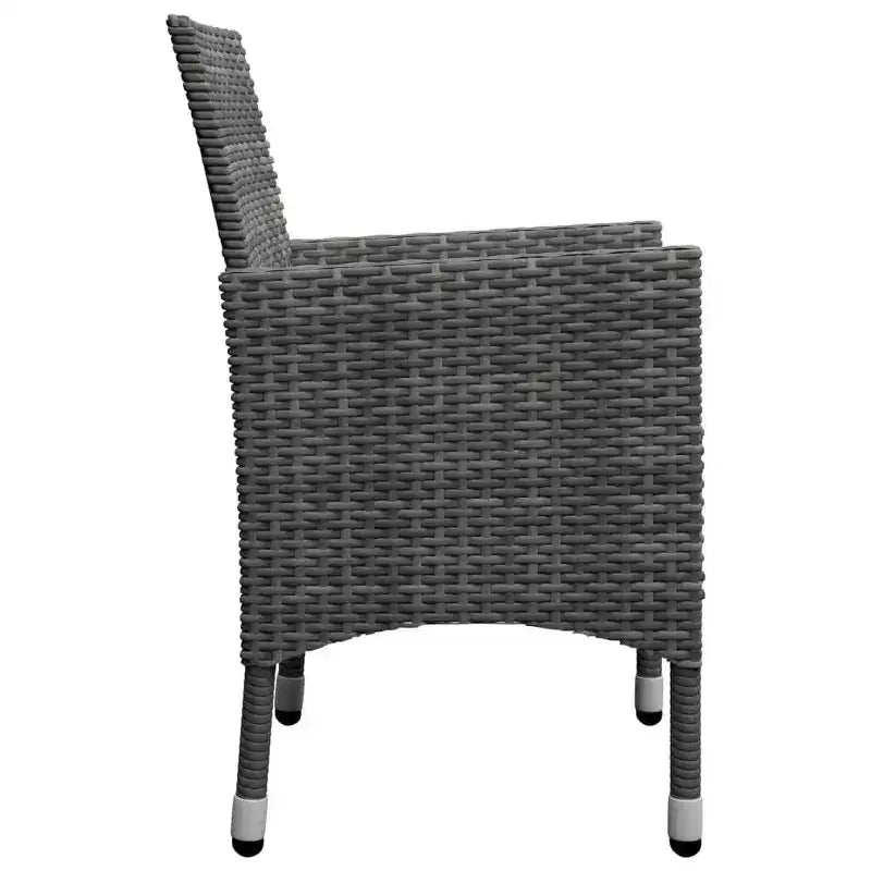 vidaXL Bureau Bois d'acacia massif Moyen Durable Ensemble de salle à manger de jardin