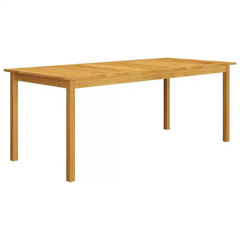 vidaXL Ensemble repas de jardin Bois d'acacia massif Housses amovibles