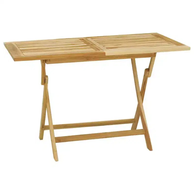 vidaXL Garden Dining Set Teak Fine sanded teak hardwood Medium Foldable