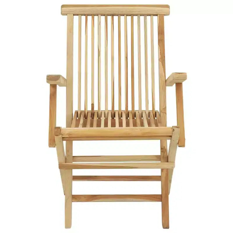 vidaXL Garden Dining Set Teak Fine sanded teak hardwood Medium Foldable