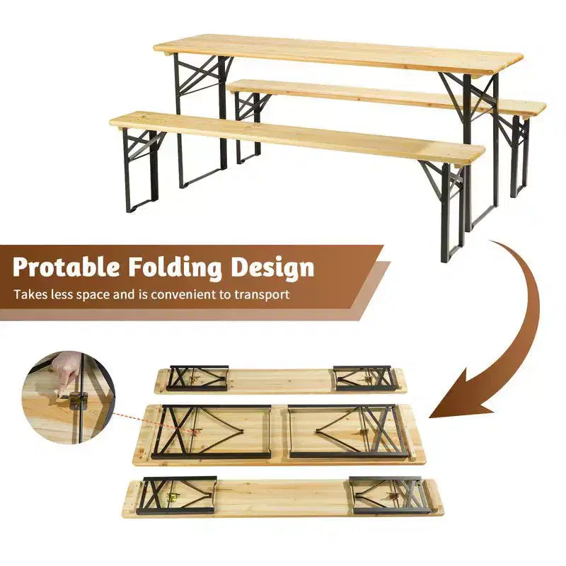 Karl Home 6 - Person Patio Dining Set with Rectangular Table