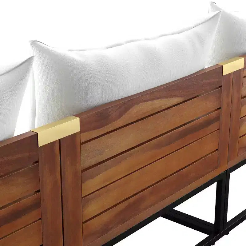 Taradale Outdoor Chair with Cushions - Set Of 3 - White - SEI