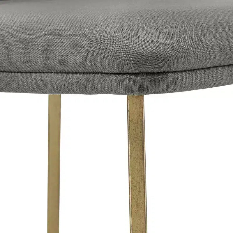 Karianne 4-Person Gold Metal Base Dining Set - iNSPIRE Q