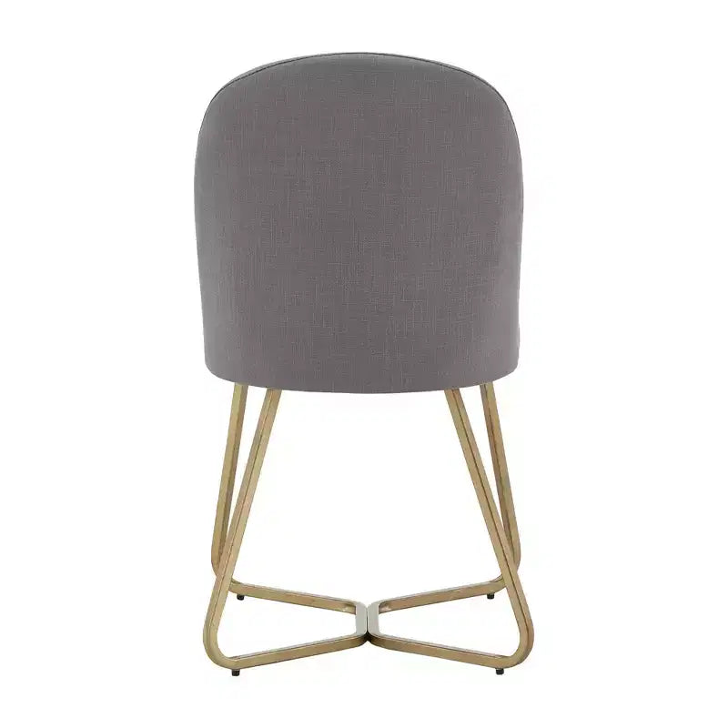 Karianne 4-Person Gold Metal Base Dining Set - iNSPIRE Q