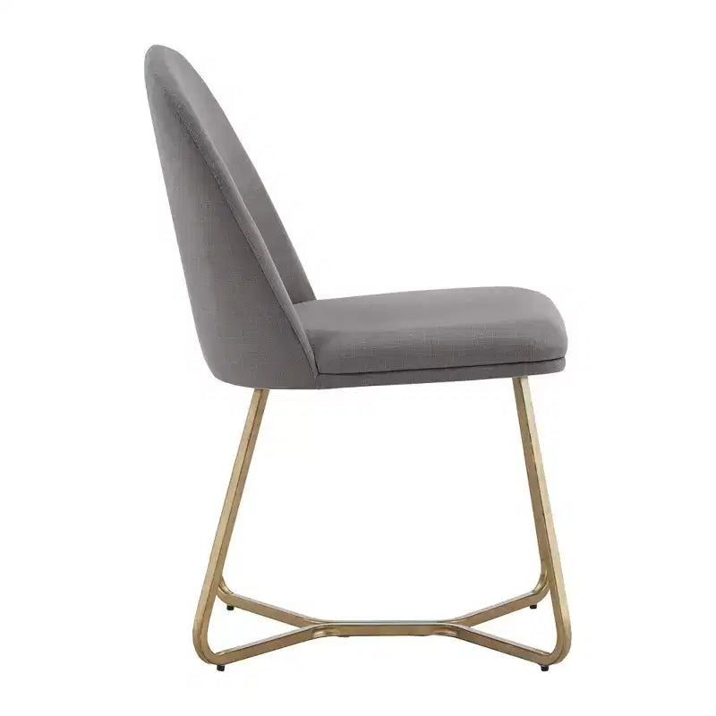Karianne 4-Person Gold Metal Base Dining Set - iNSPIRE Q