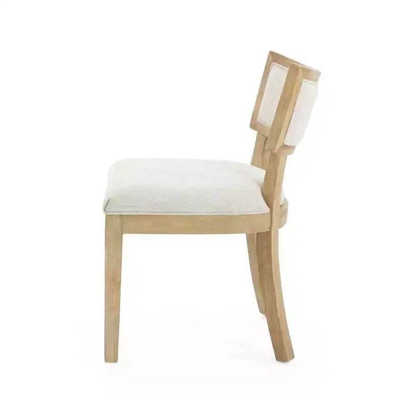 Christopher Knight Home Charles Ensemble de salle à manger 7 pièces extensible en bois rustique avec chaises rembourrées Naturel/Beige