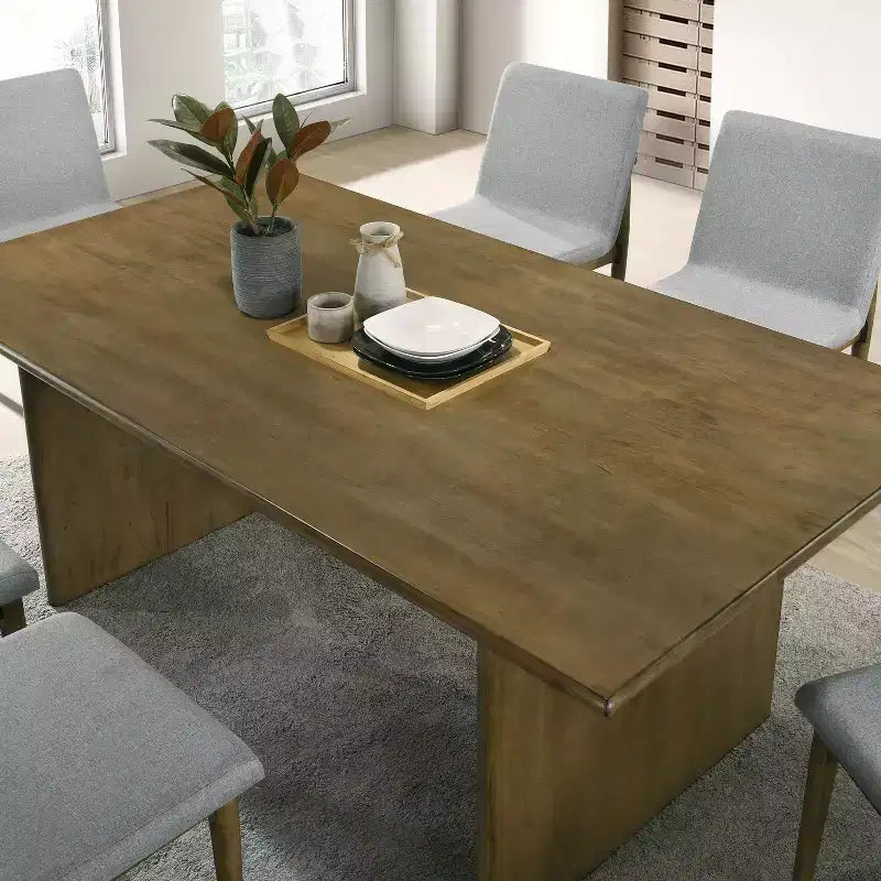 HOMES: Inside + Out 7pc Avery Mid Century Modern Dining Table Set