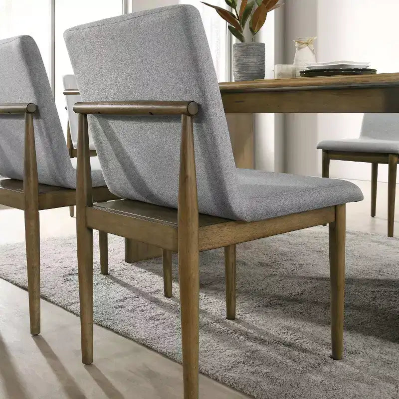 HOMES: Inside + Out 7pc Avery Mid Century Modern Dining Table Set