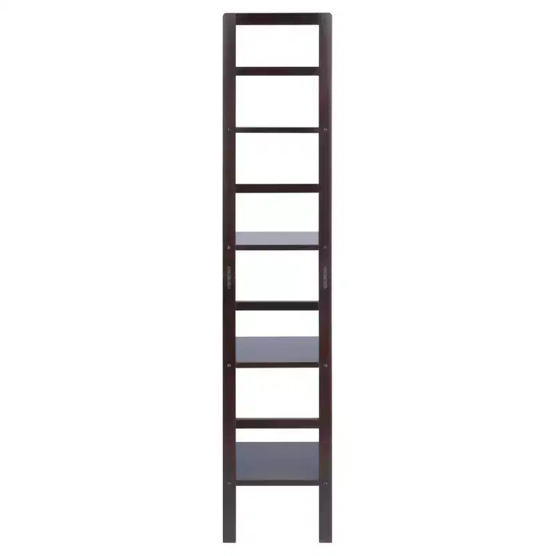 Scaffale da Panettiere Stretto per Caffè - 4 Ripiani, Finitura in Legno Laccato, Ripiani Fissi