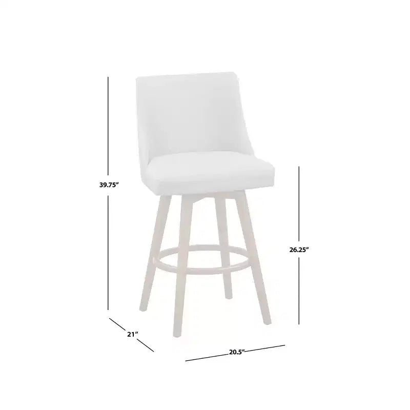 Lifestorey 3pc Derby Counter Height Dining Set Walnut/Gray: Rubberwood, Upholstered Stools, Foam Padding