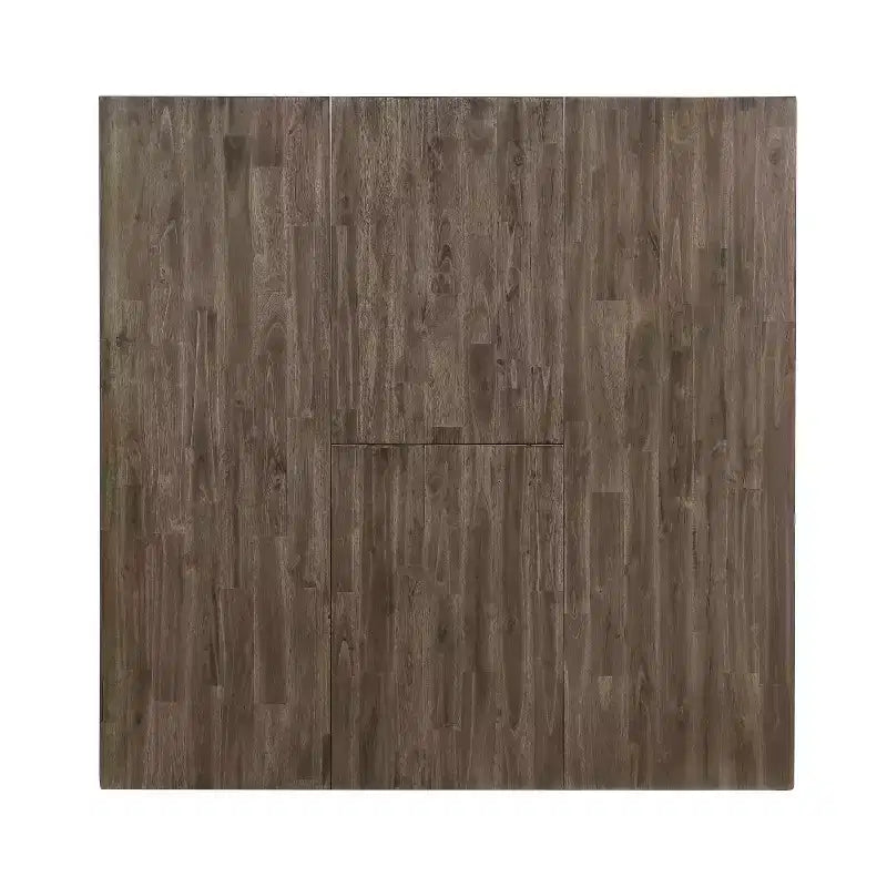 Tavolo alto Alabastro/Miele - 91 cm di altezza, quadrato, 8 posti, prolunga a farfalla