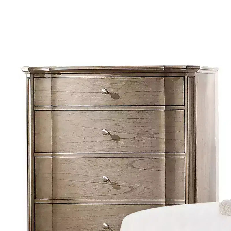 Cassettiera a 5 cassetti color talpa antico da 38" - Nessun assemblaggio richiesto, salvaspazio, gambe a sciabola