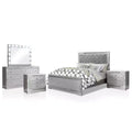 5pc Eastern King Tenaya Bedroom Set Silver/Gray - HOMES: Inside + Out