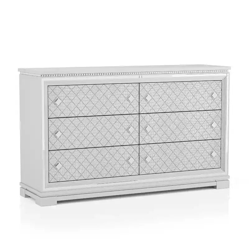 5pc Eastern King Tenaya Bedroom Set Silver/Gray - HOMES: Inside + Out