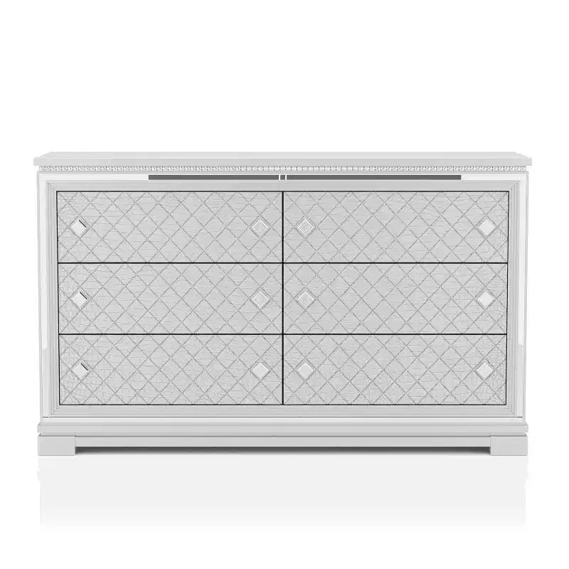5pc Eastern King Tenaya Bedroom Set Silver/Gray - HOMES: Inside + Out