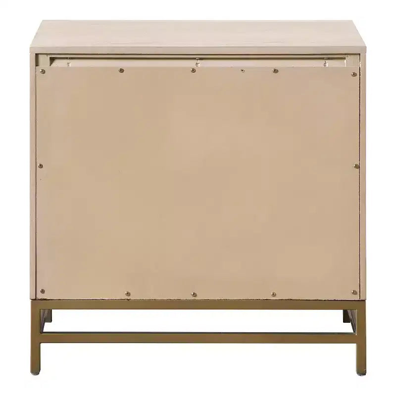HOMES: Inside + Out 3pc Neovesi Wood 2 Nightstand and Dresser Set Boho Oak