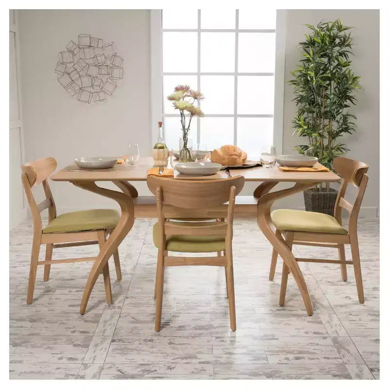 5pc 60 Idalia Mid-Century Modern Dining Set - Christopher Knight Home