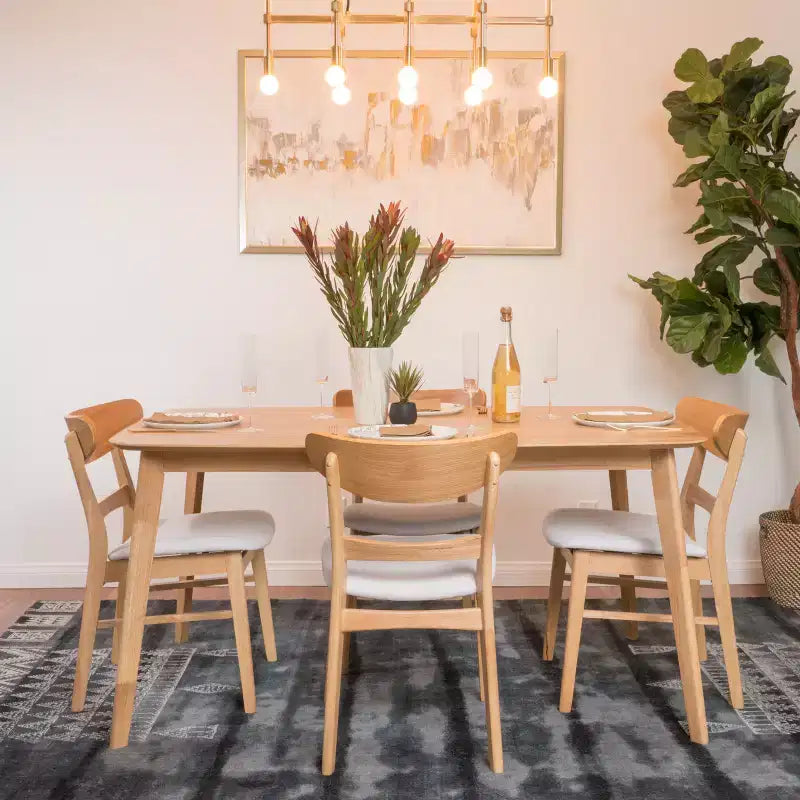 5pc 60 Idalia Mid-Century Modern Dining Set - Christopher Knight Home