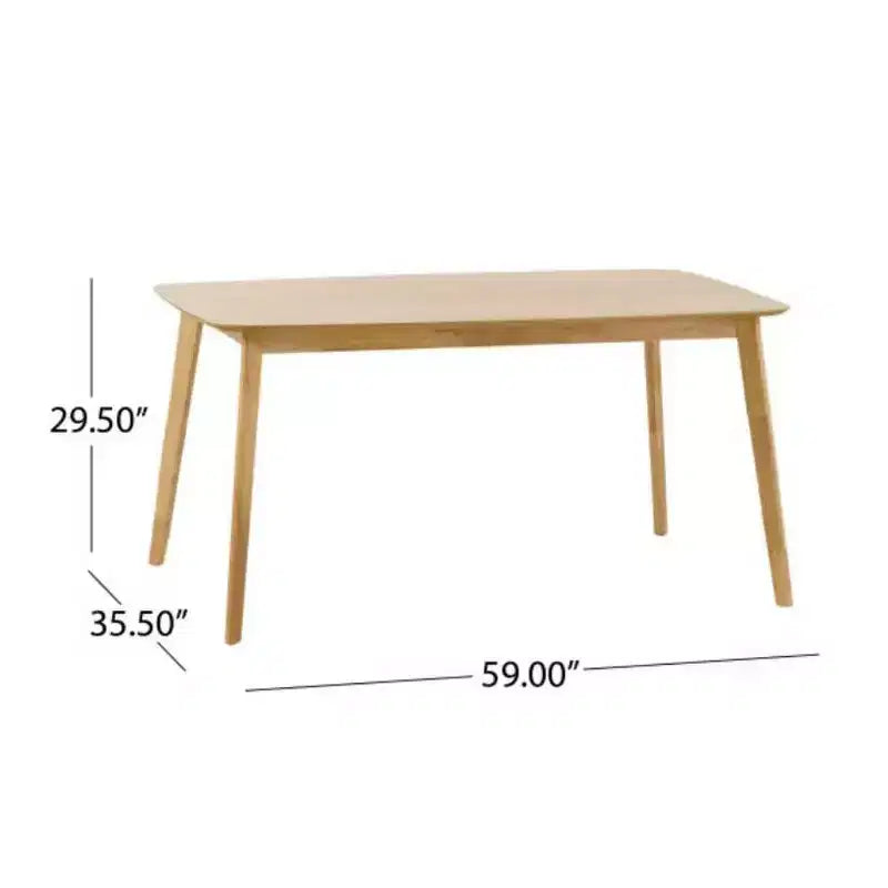5pc 60 Idalia Mid-Century Modern Dining Set - Christopher Knight Home