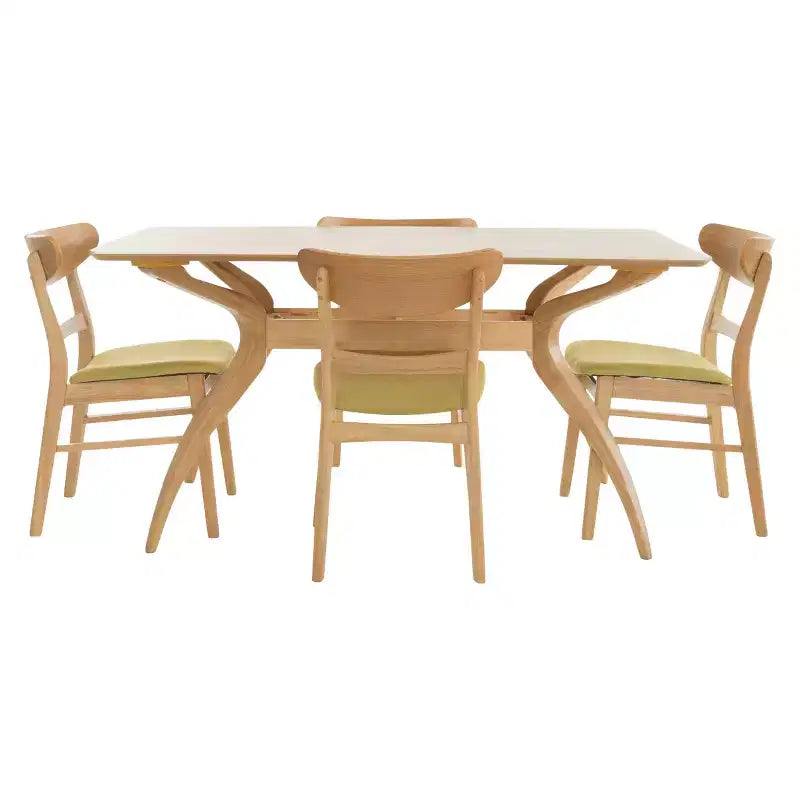 Ensemble de salle à manger 5 pièces 60" Idalia style moderne du milieu du siècle - Christopher Knight Home