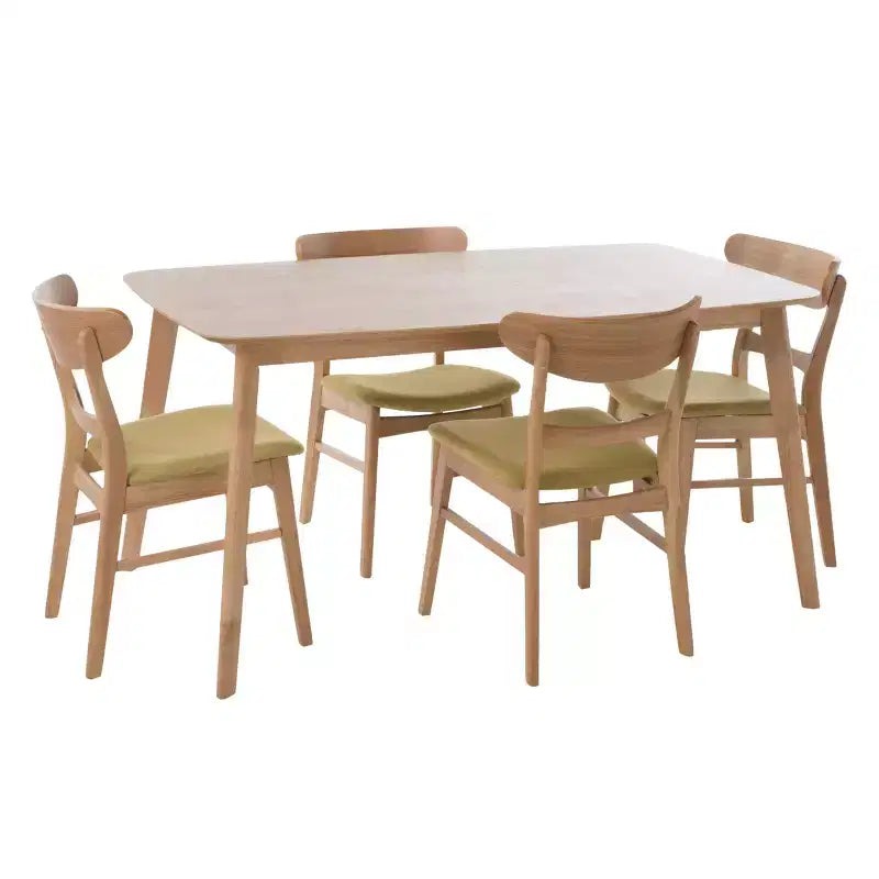 Ensemble de salle à manger 5 pièces 60" Idalia style moderne du milieu du siècle - Christopher Knight Home