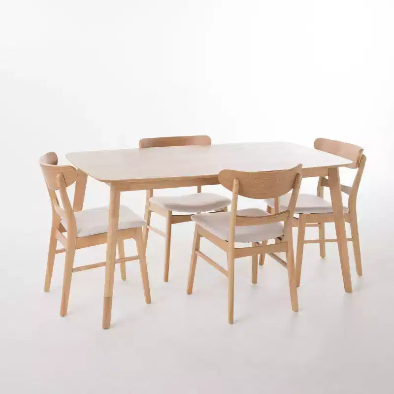 Ensemble de salle à manger 5 pièces 60" Idalia style moderne du milieu du siècle - Christopher Knight Home