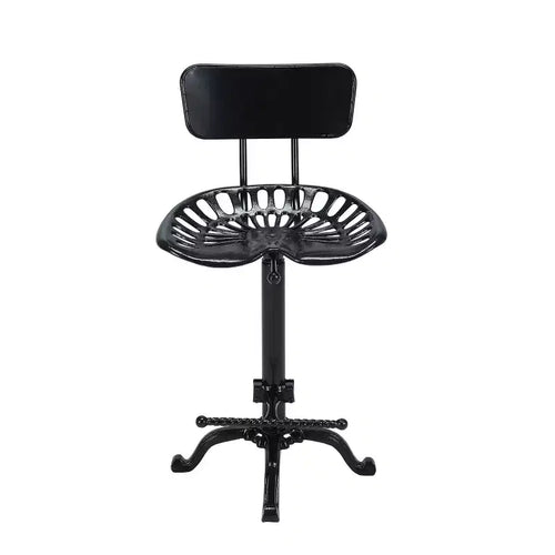 Carolina Living Austin Adjustable Tractor Seat Counter Height Barstool with Back