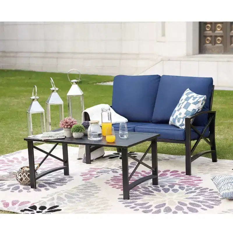 2pc Loveseat Patio Seating Set - Patio Festival