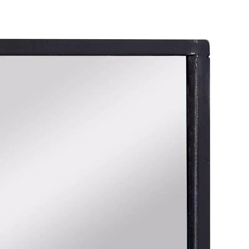 Specchio da Parete Rettangolare Moderno in Legno con Cornice Sottile Minimalista
