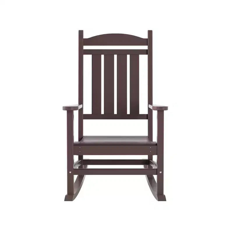 Ensemble chaise berçante de véranda classique WestinTrends 2 pièces avec table d'appoint