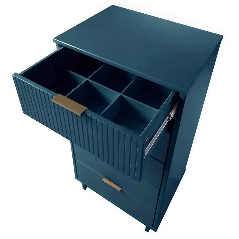 Manhattan Comfort 3pc Granville Chest with Double Dresser and Nightstand Bedroom Set