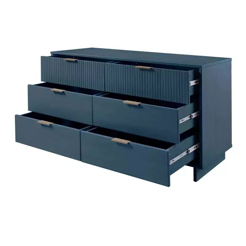 Manhattan Comfort 3pc Granville Chest with Double Dresser and Nightstand Bedroom Set