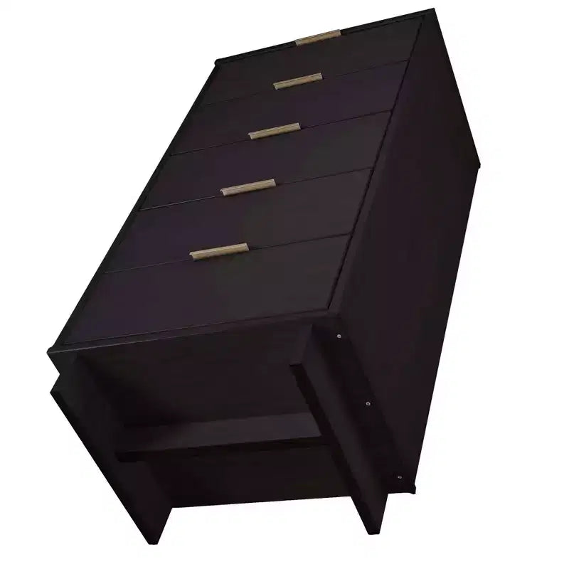 Manhattan Comfort 3pc Granville Chest with Double Dresser and Nightstand Bedroom Set