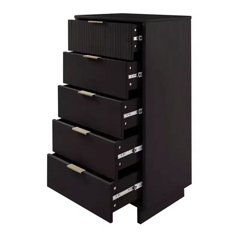 Manhattan Comfort 3pc Granville Chest with Double Dresser and Nightstand Bedroom Set