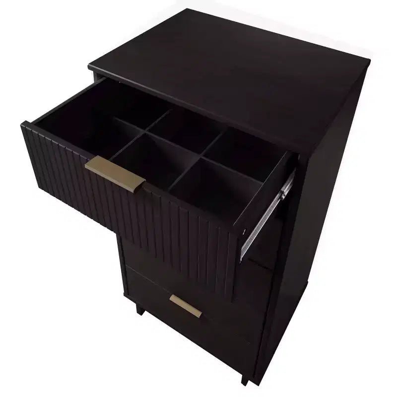 Manhattan Comfort 3pc Granville Chest with Double Dresser and Nightstand Bedroom Set