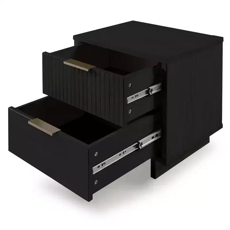 Manhattan Comfort 3pc Granville Chest with Double Dresser and Nightstand Bedroom Set