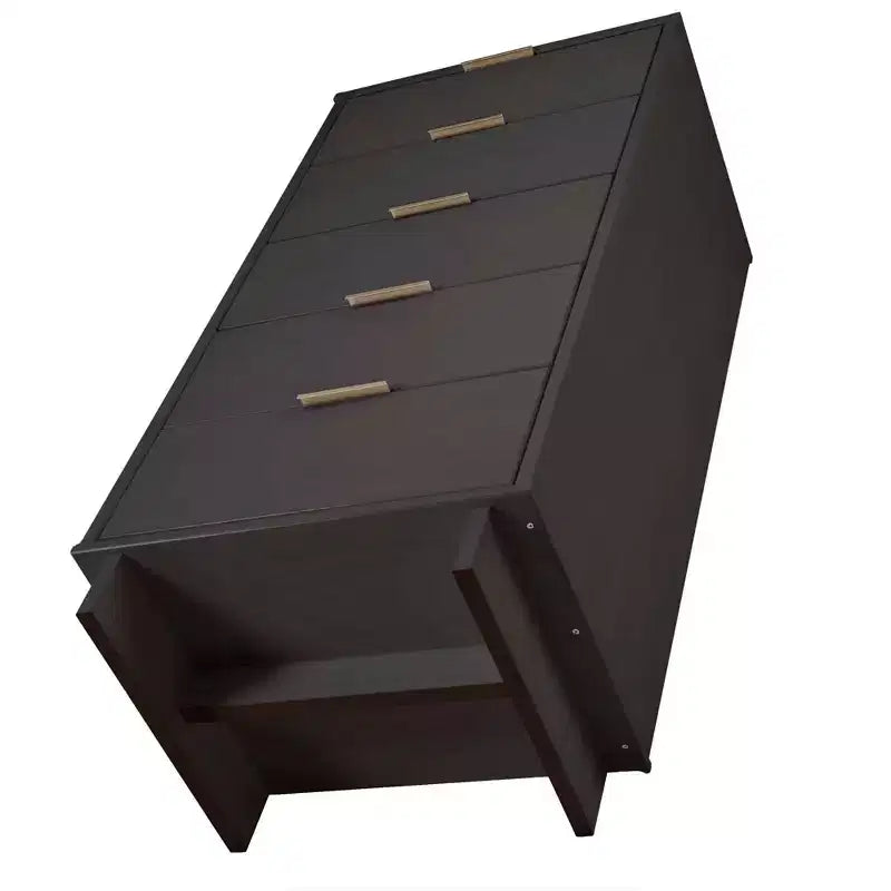 Manhattan Comfort 3pc Granville Chest with Double Dresser and Nightstand Bedroom Set