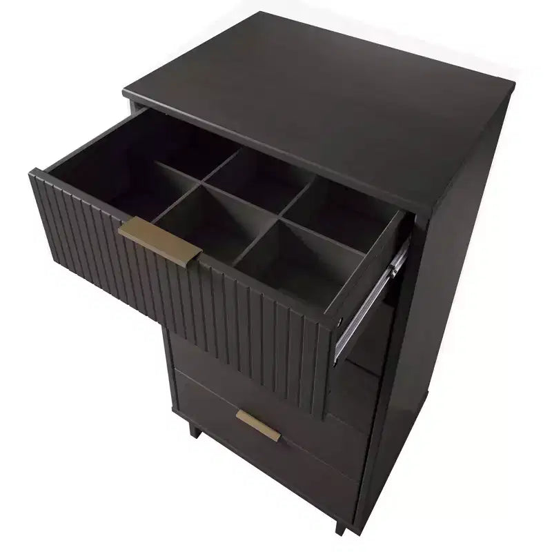 Manhattan Comfort 3pc Granville Chest with Double Dresser and Nightstand Bedroom Set