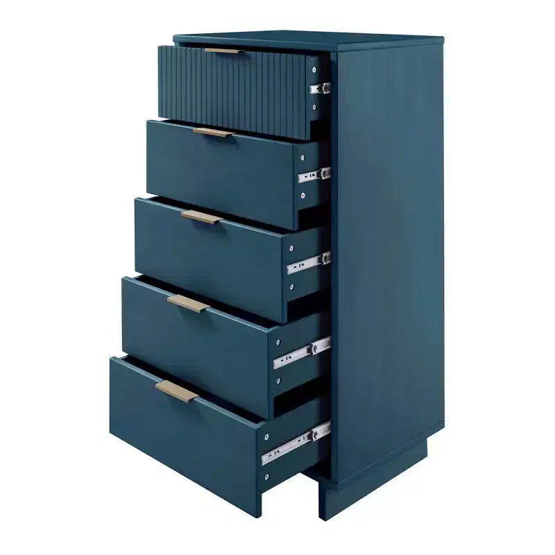 Manhattan Comfort 3pc Granville Chest with Double Dresser and Nightstand Bedroom Set