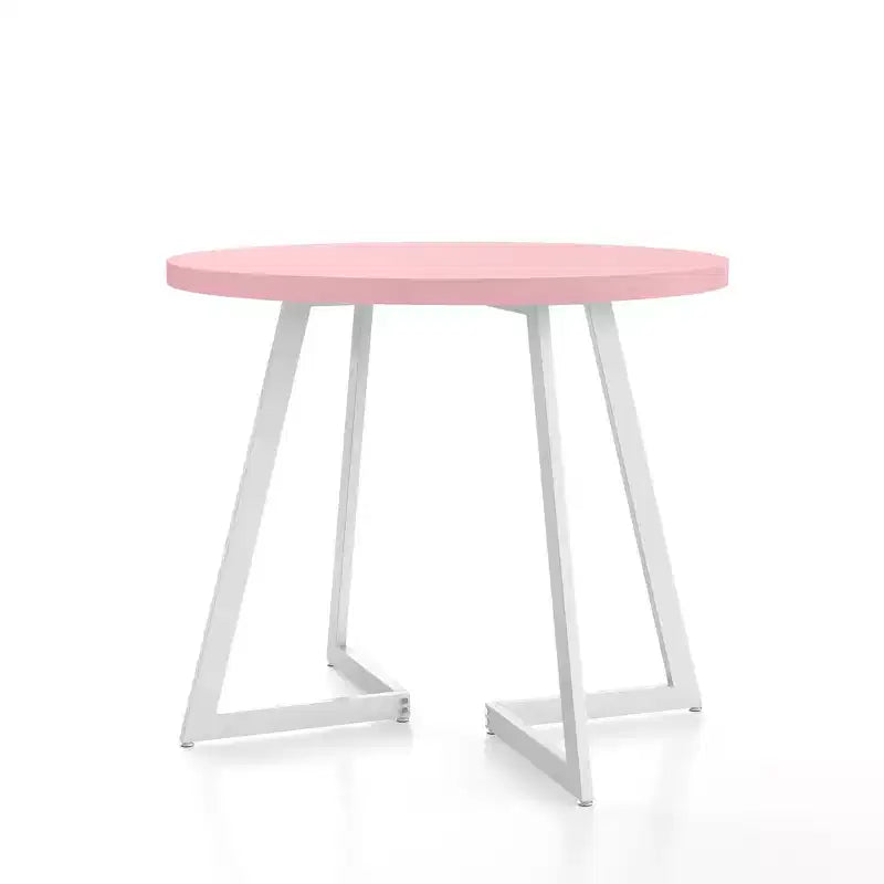 VECELO 3-Piece Dining Table Set, 30 in. H Modern Round Wood Top Accent Table and Chairs for Room and Small Space