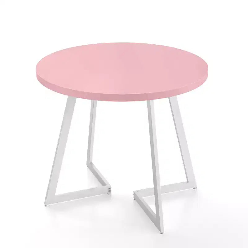VECELO 3-Piece Dining Table Set, 30 in. H Modern Round Wood Top Accent Table and Chairs for Room and Small Space