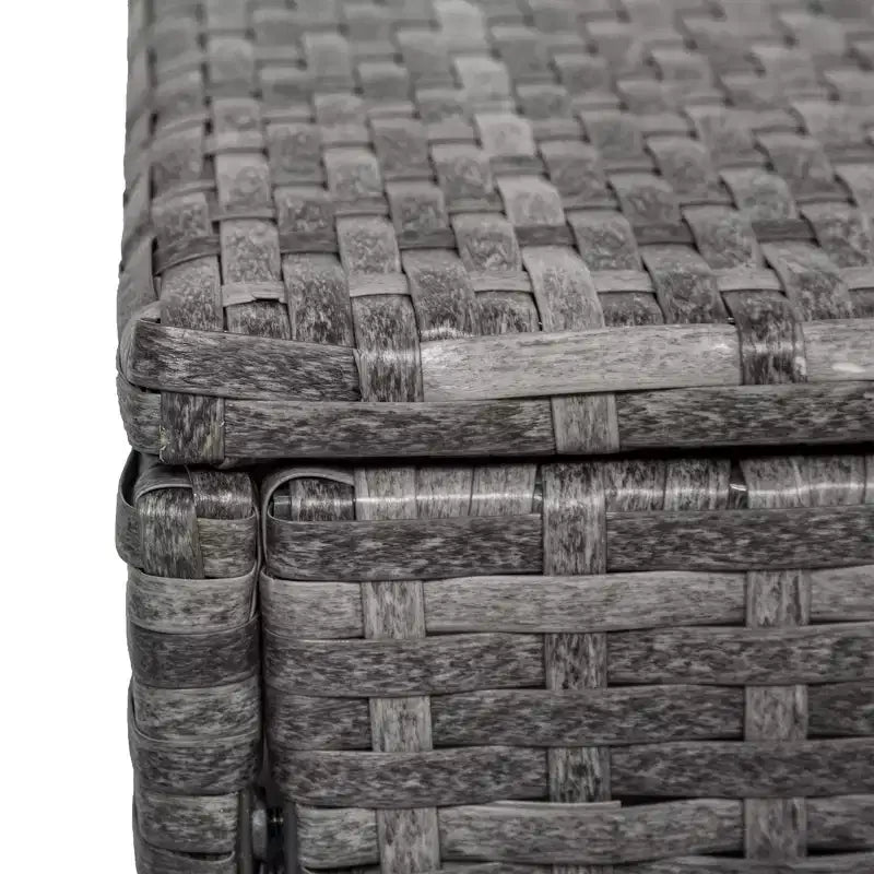 Ensemble de conversation de patio moderne WestinTrends 4 pièces avec coussins, gris/gris
